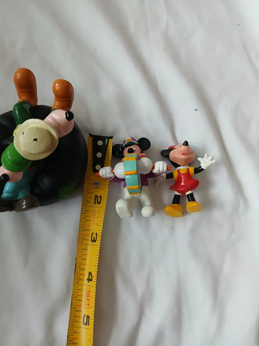 Vintage Disney Mickey, Minnie And Goofy Toys
